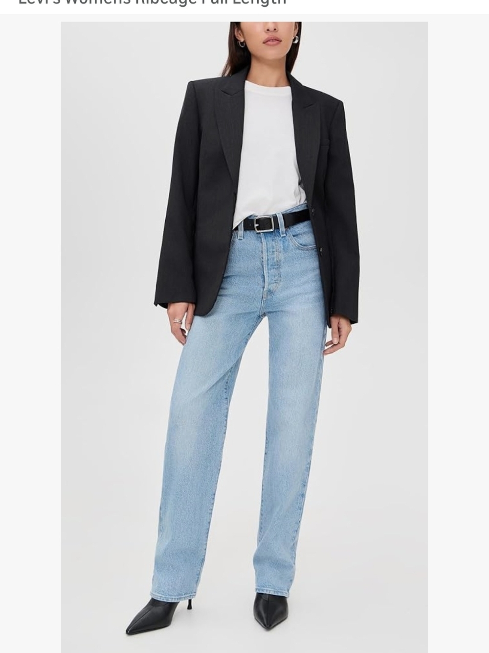 Levi's Women's Light Wash Straight Leg Jeans - Blue